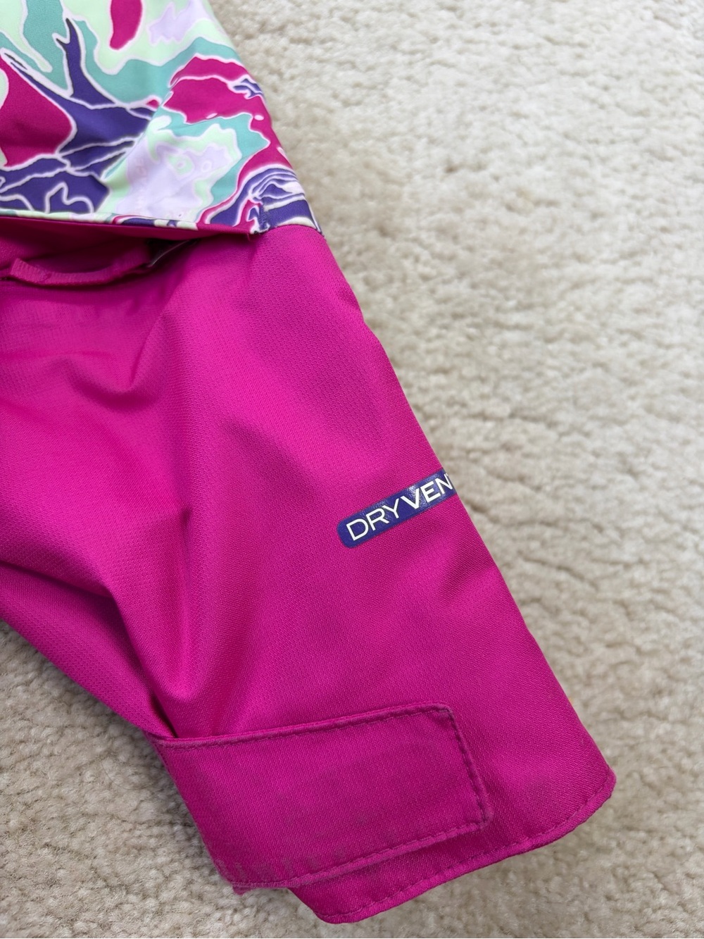 The North Face Girls Size 7 Pink Freedom Insulated Winter Ski Jacket Coat - Picture 8 of 10